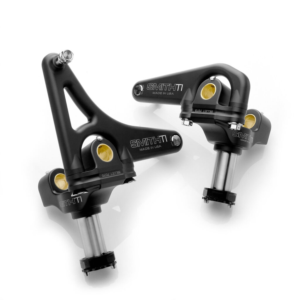 Sprint Car Steering Arm and Spindles Smith Titanium