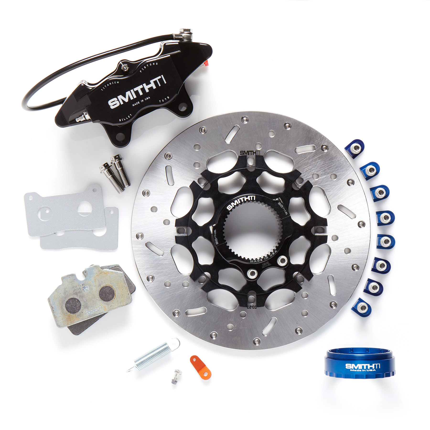 Sprint Car Aircraft Alloy Steel Inboard Brake System w/ Direct Mount Caliper - Image 5