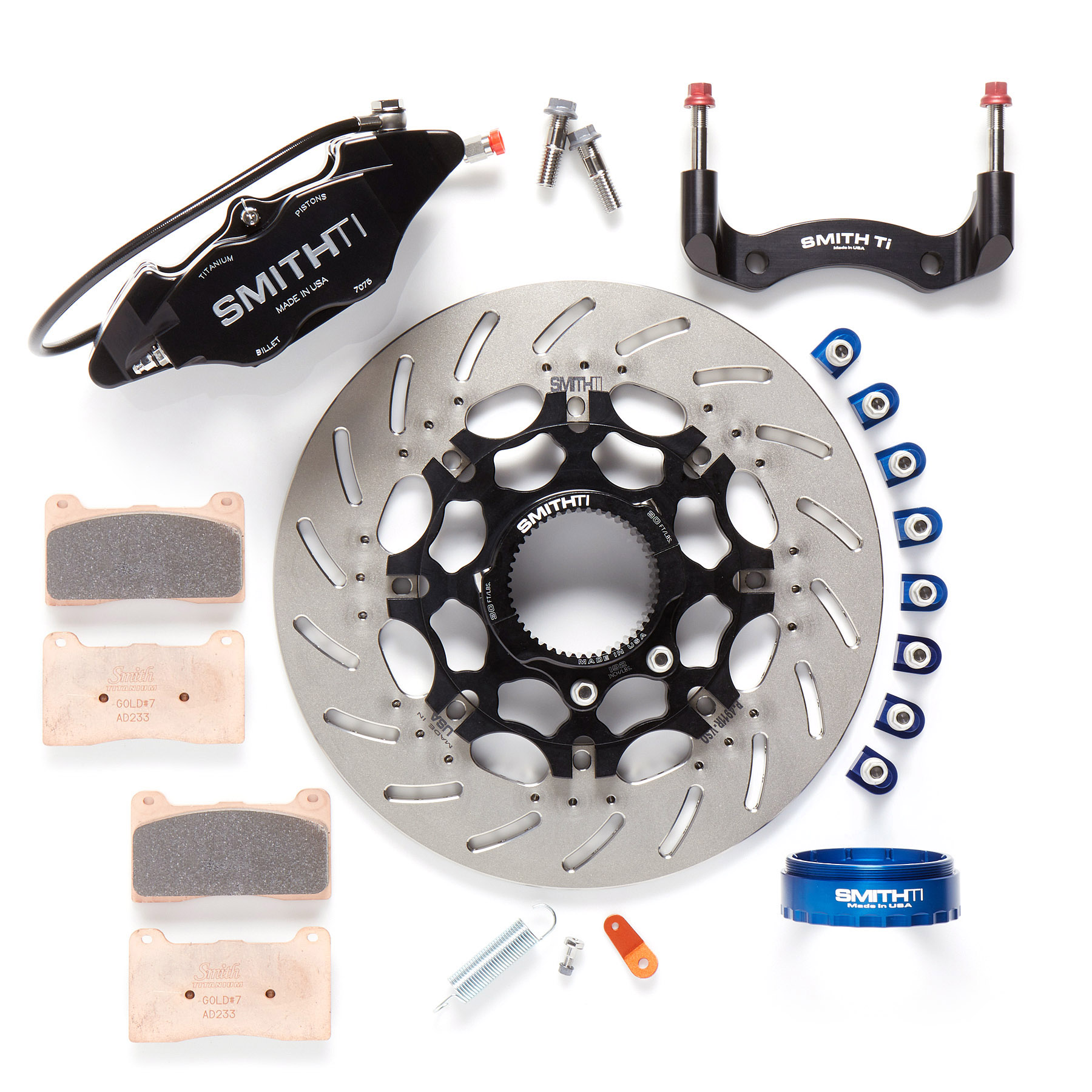 Sprint Car Titanium Inboard Brake System with Smith Ti Radial Mount Caliper - Image 4